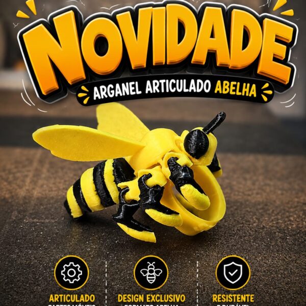 Arganel Articulado Abelha – Shop7 🐝