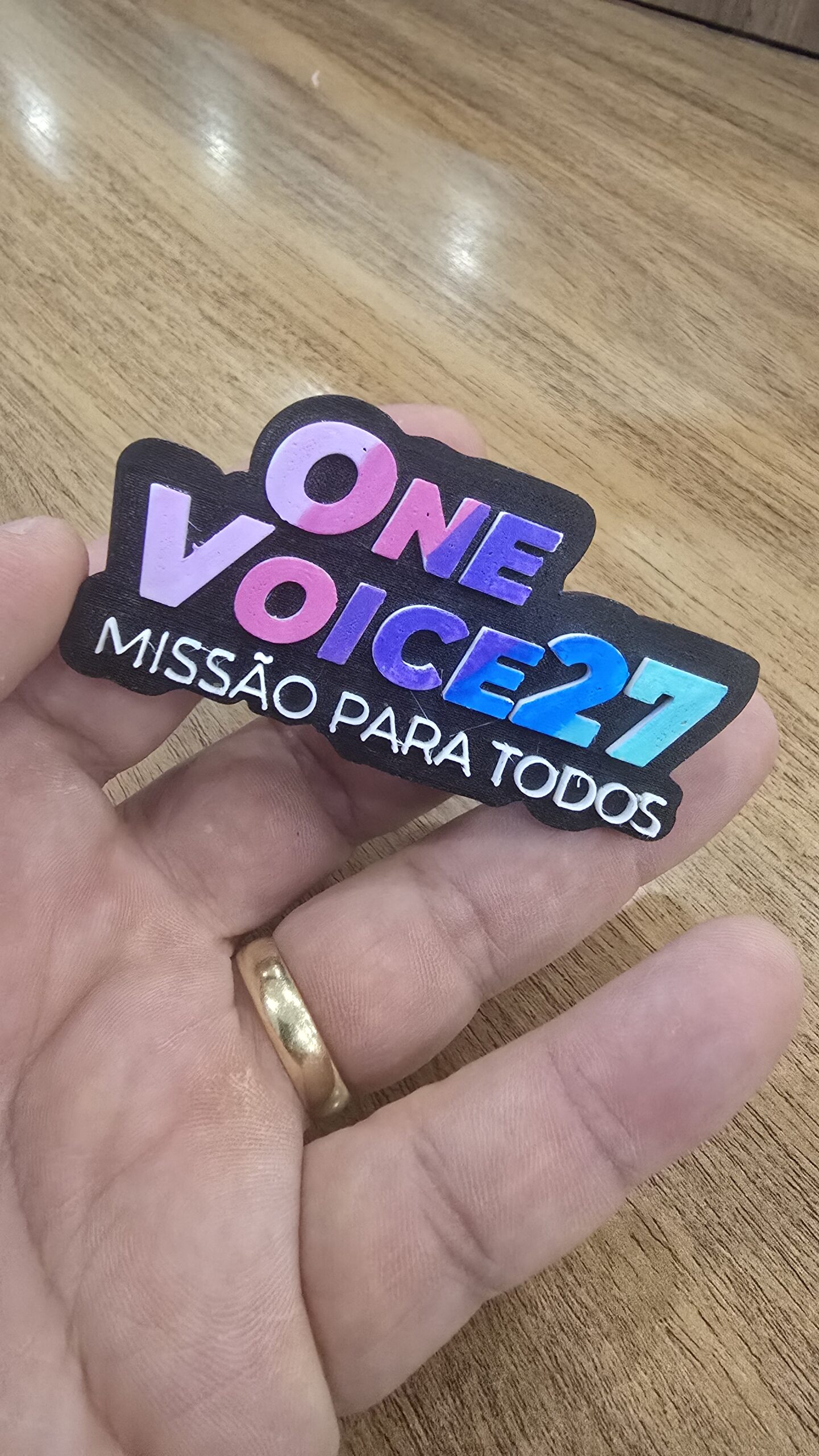 Arganel OneVoice27, prendedor de lenço - Imagem 2