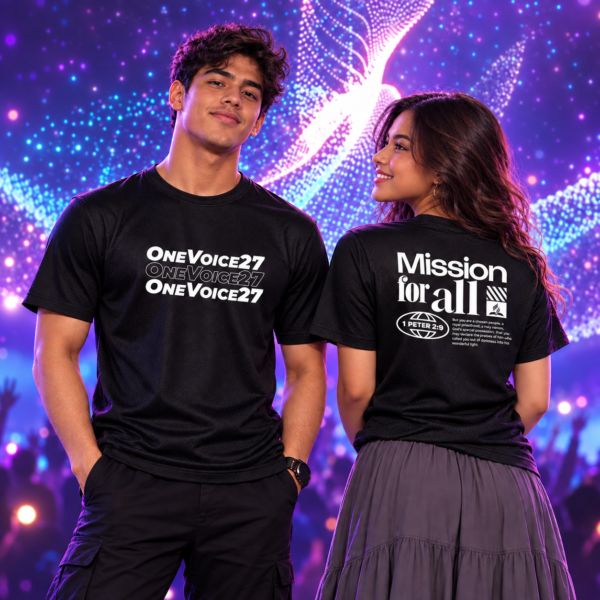 CAMISA ONE VOICE 27 — MISSION FOR ALL