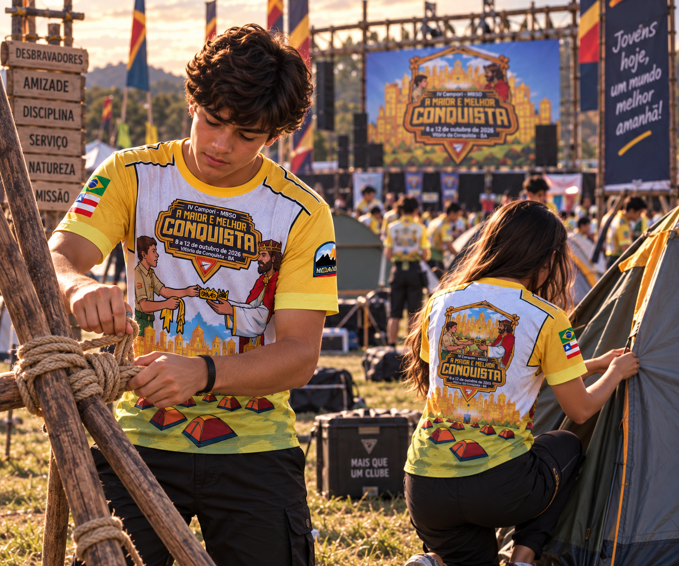Camisa Oficial IV Campori MBSO — A Maior e Melhor Conquista - Imagem 2