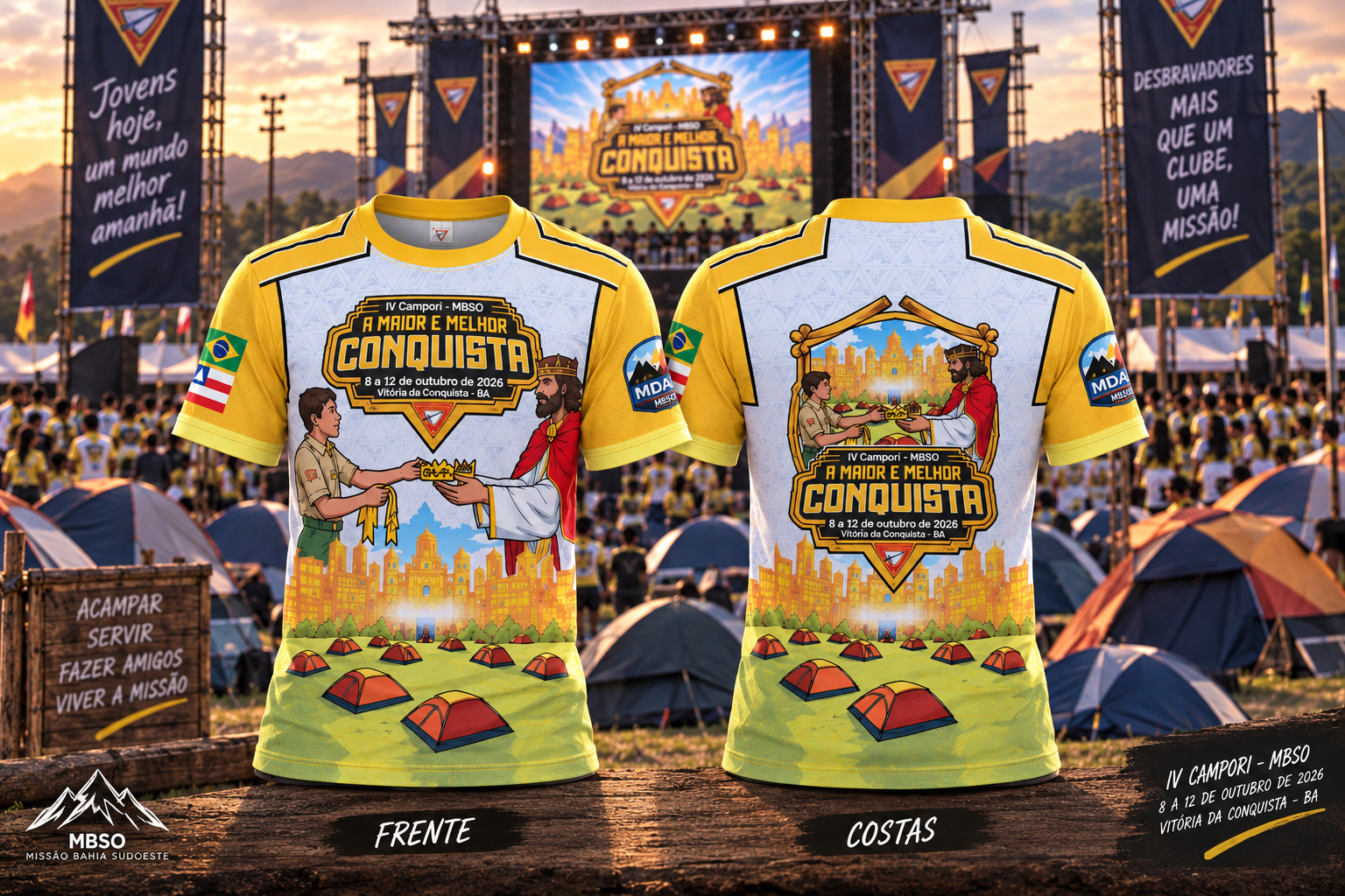Camisa Oficial IV Campori MBSO — A Maior e Melhor Conquista - Imagem 5