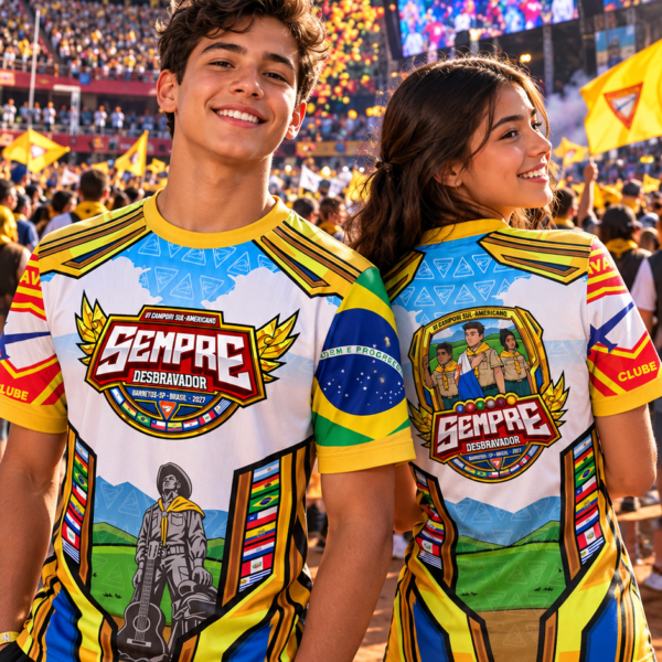 Camisa Campori DSA 2027 – Sempre Desbravador  PRÉ-VENDA